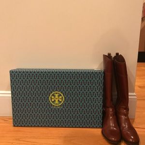 Tory Burch Brown riding boots